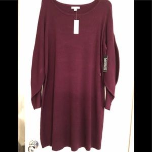 New York and company wine colored dress.